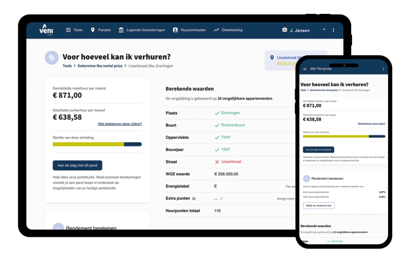 Huurprijs bepalen
