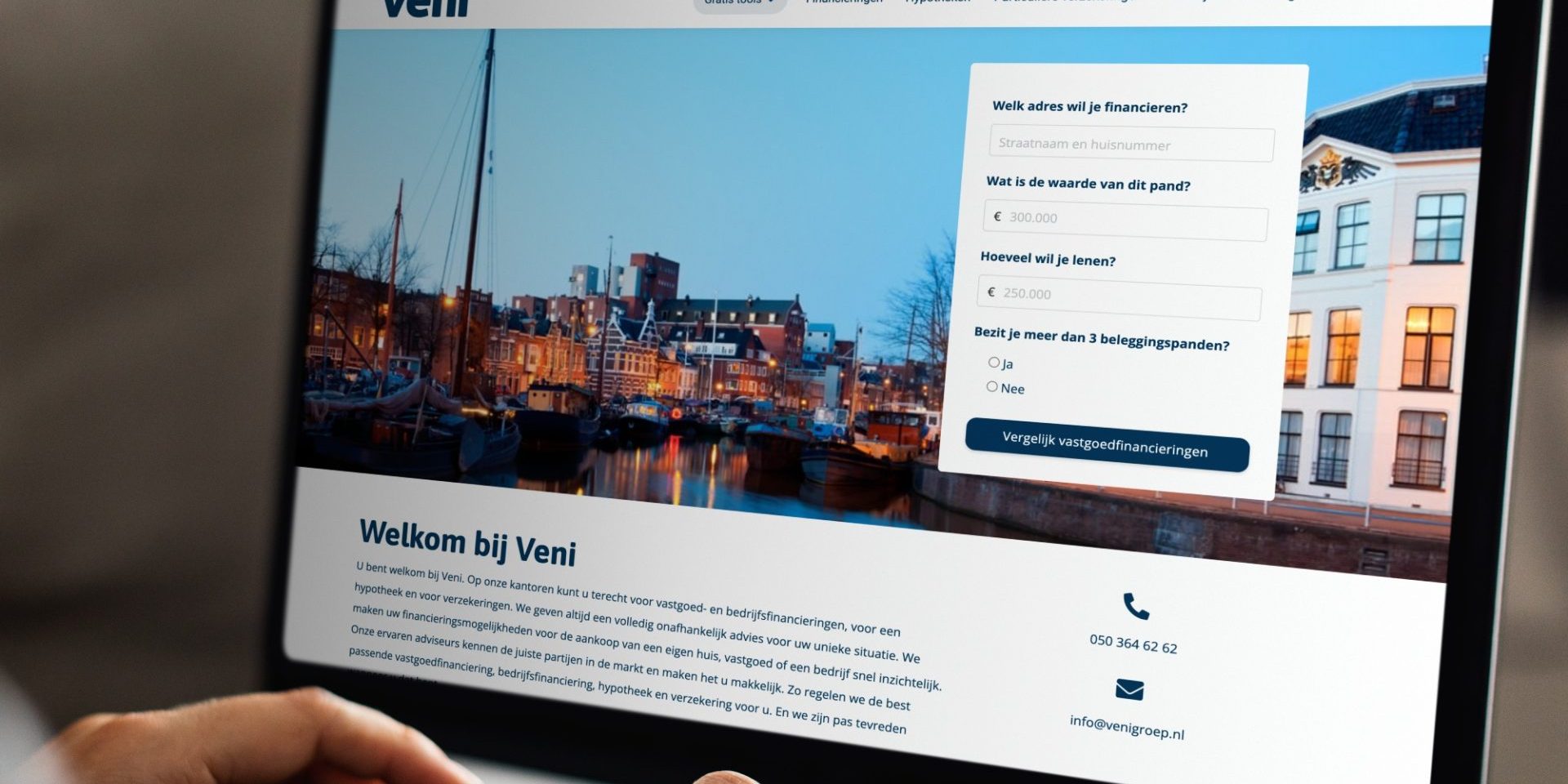 Veni Financieringen vergelijken Veni Vastgoed Financiering vergelijken