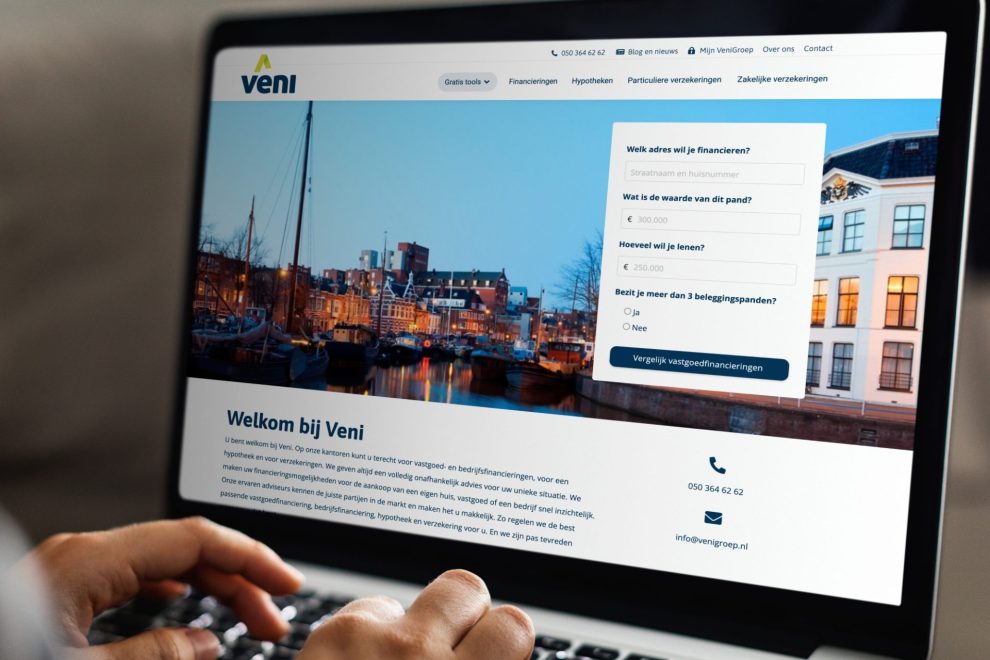 Veni Vastgoed Financiering vergelijken